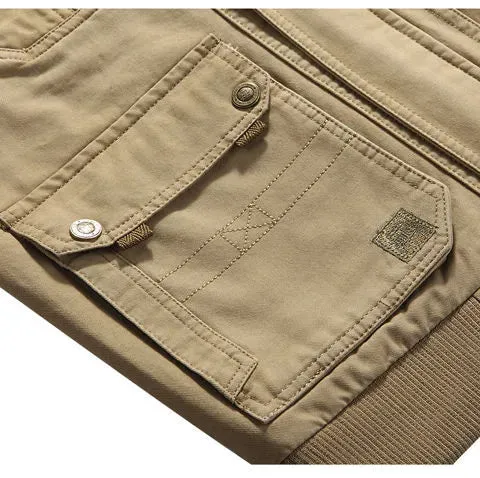 Adamo - Vintage Multi-Tasjes Vest voor Heren