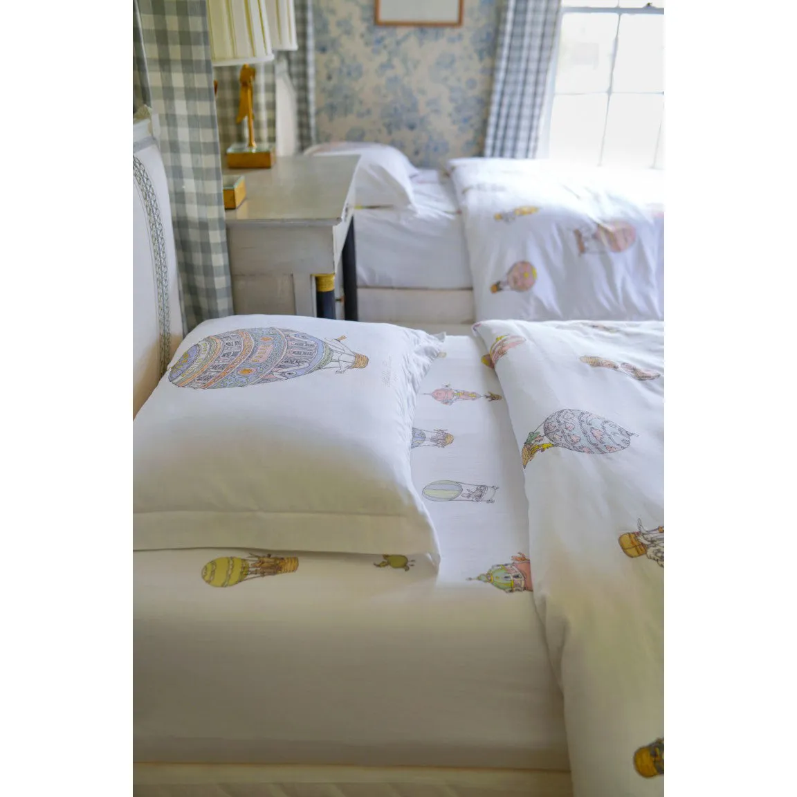 Atelier Choux Single Bed Fitted Sheet Hot Air Balloons