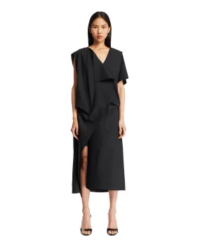 Black Asymmetrical Dress
