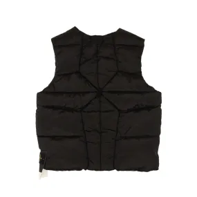 Black Down Puffer Sleeveless Vest