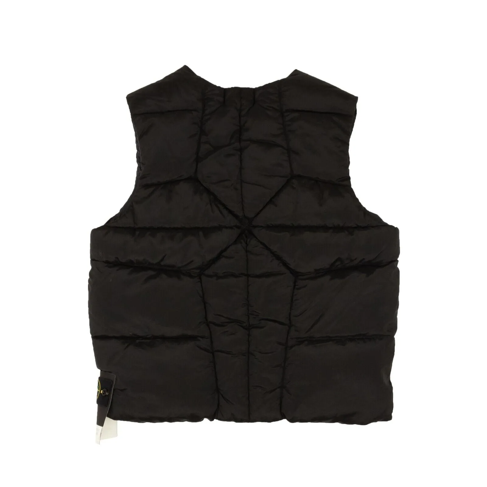 Black Down Puffer Sleeveless Vest