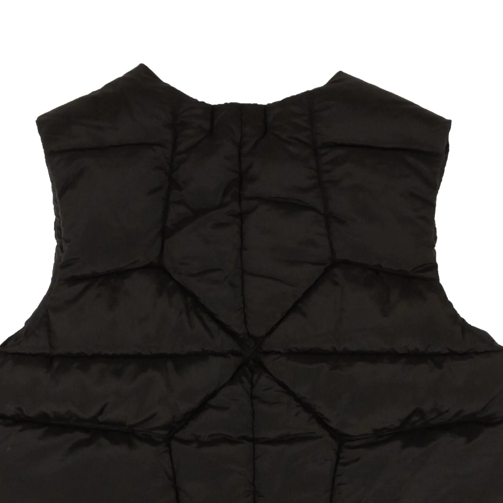 Black Down Puffer Sleeveless Vest