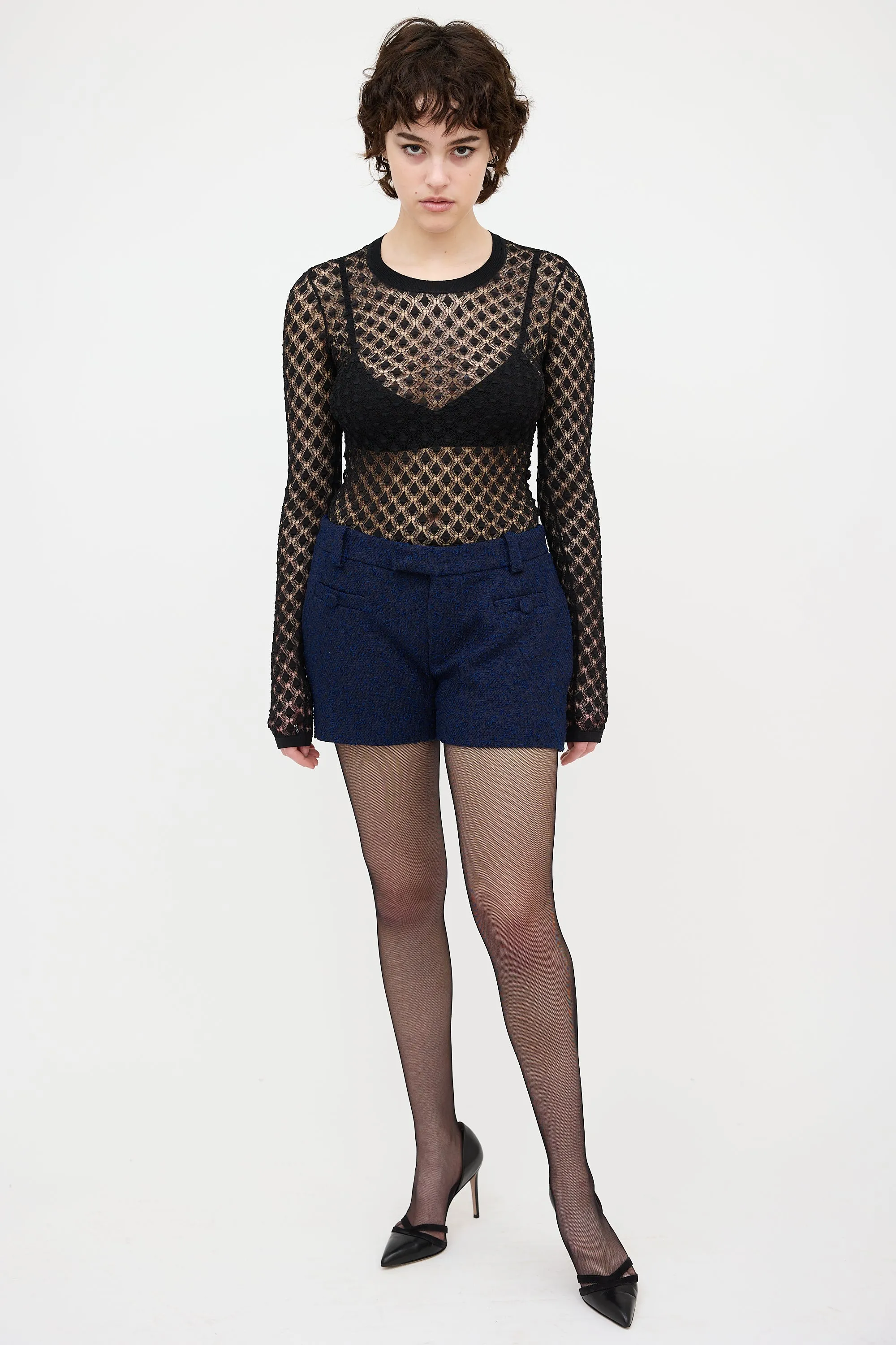 Boucle Mini Shorts