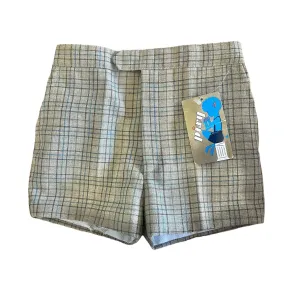 Brown Checked Shorts 18-24 Months