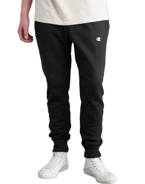 Champion Reverse Weave Small C Logo Black Joggers
