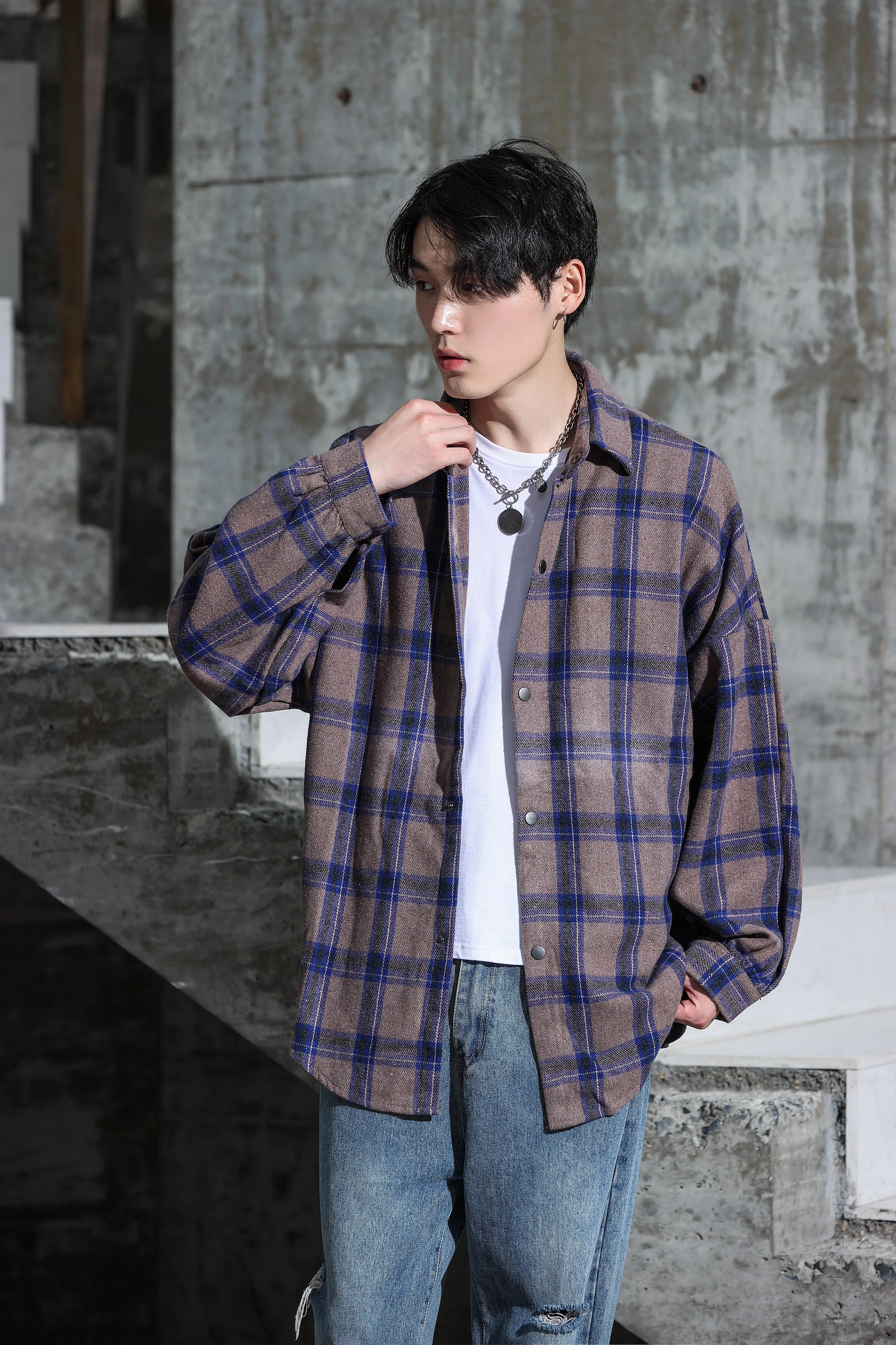 Checked Lightweight Flannel