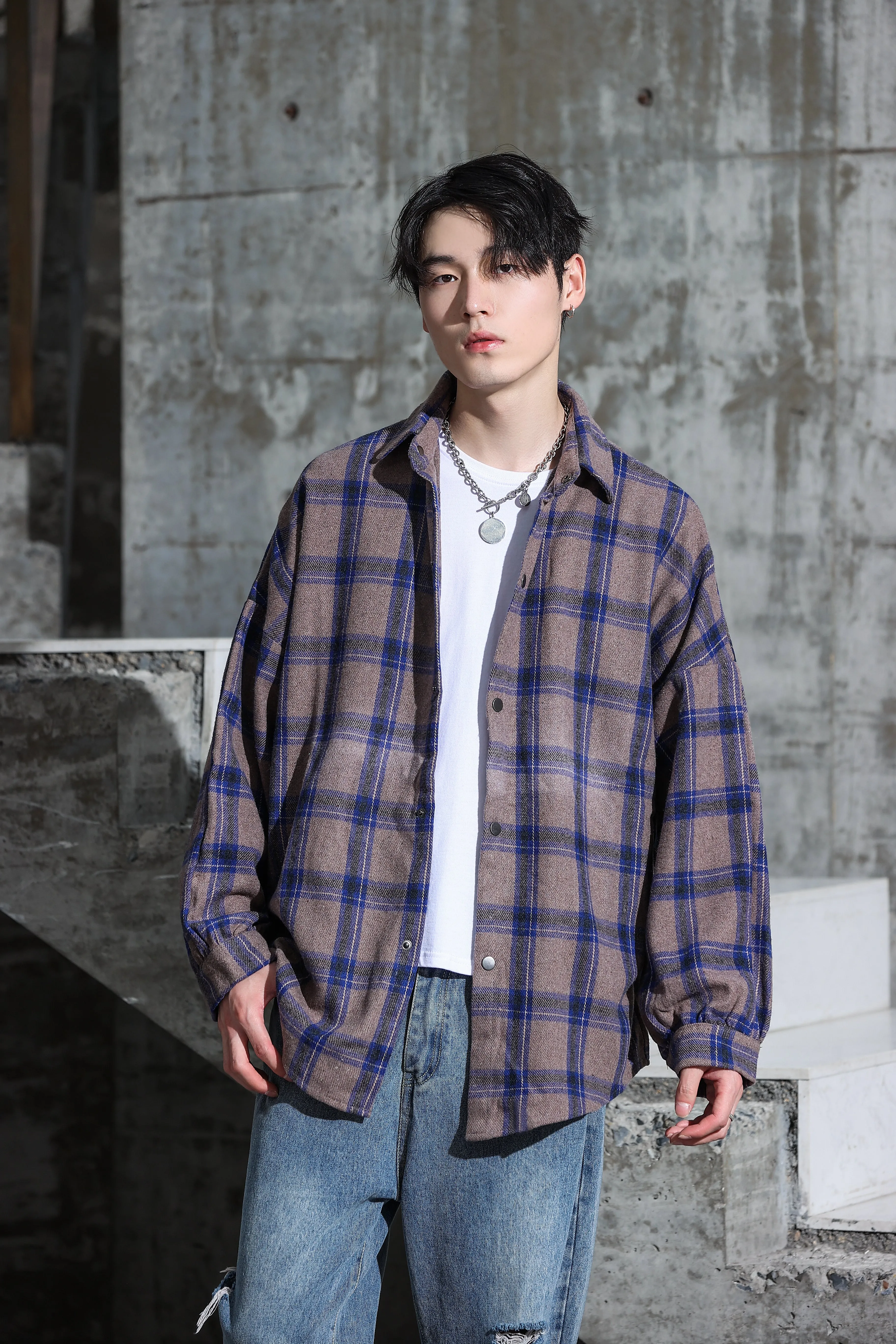 Checked Lightweight Flannel