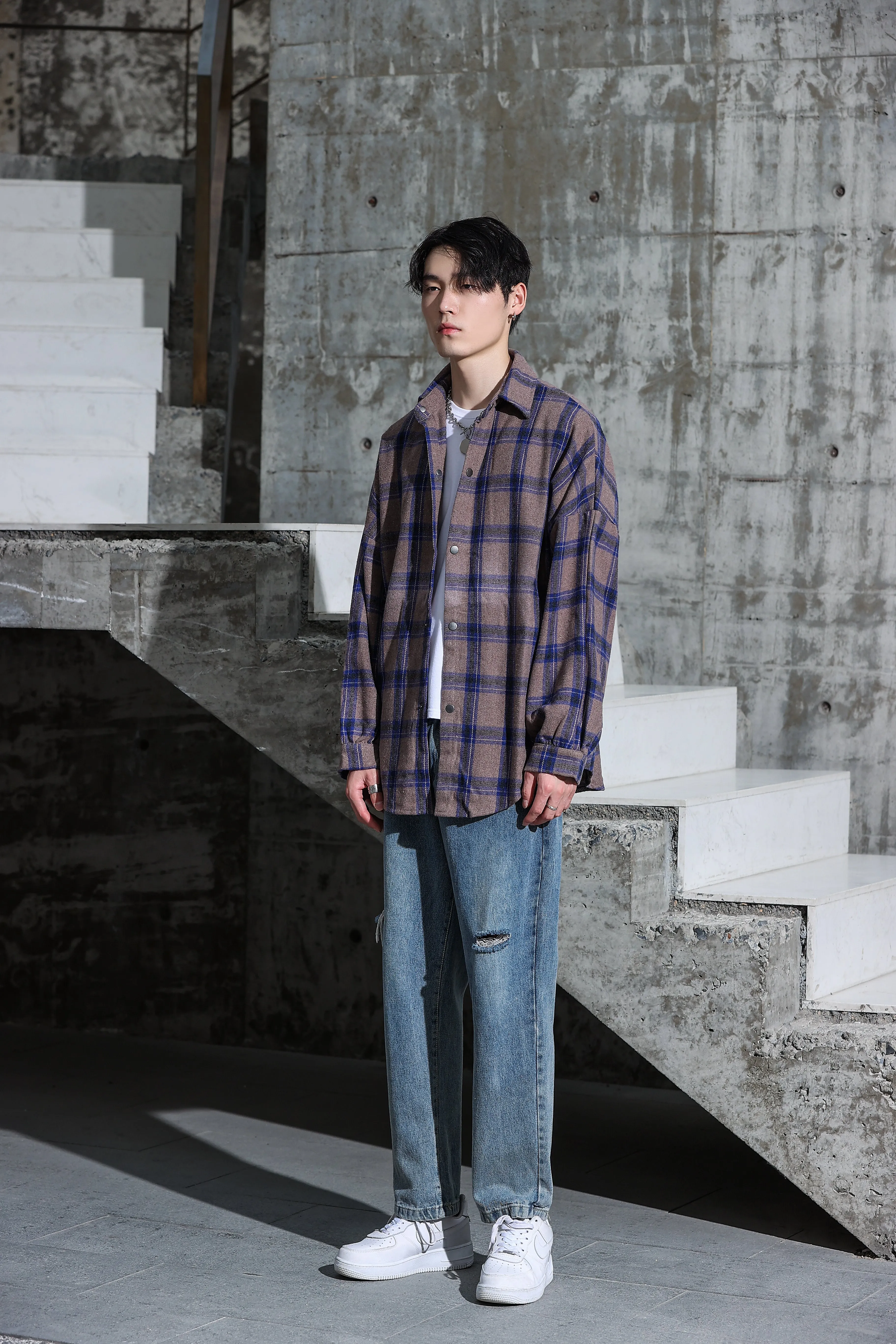 Checked Lightweight Flannel
