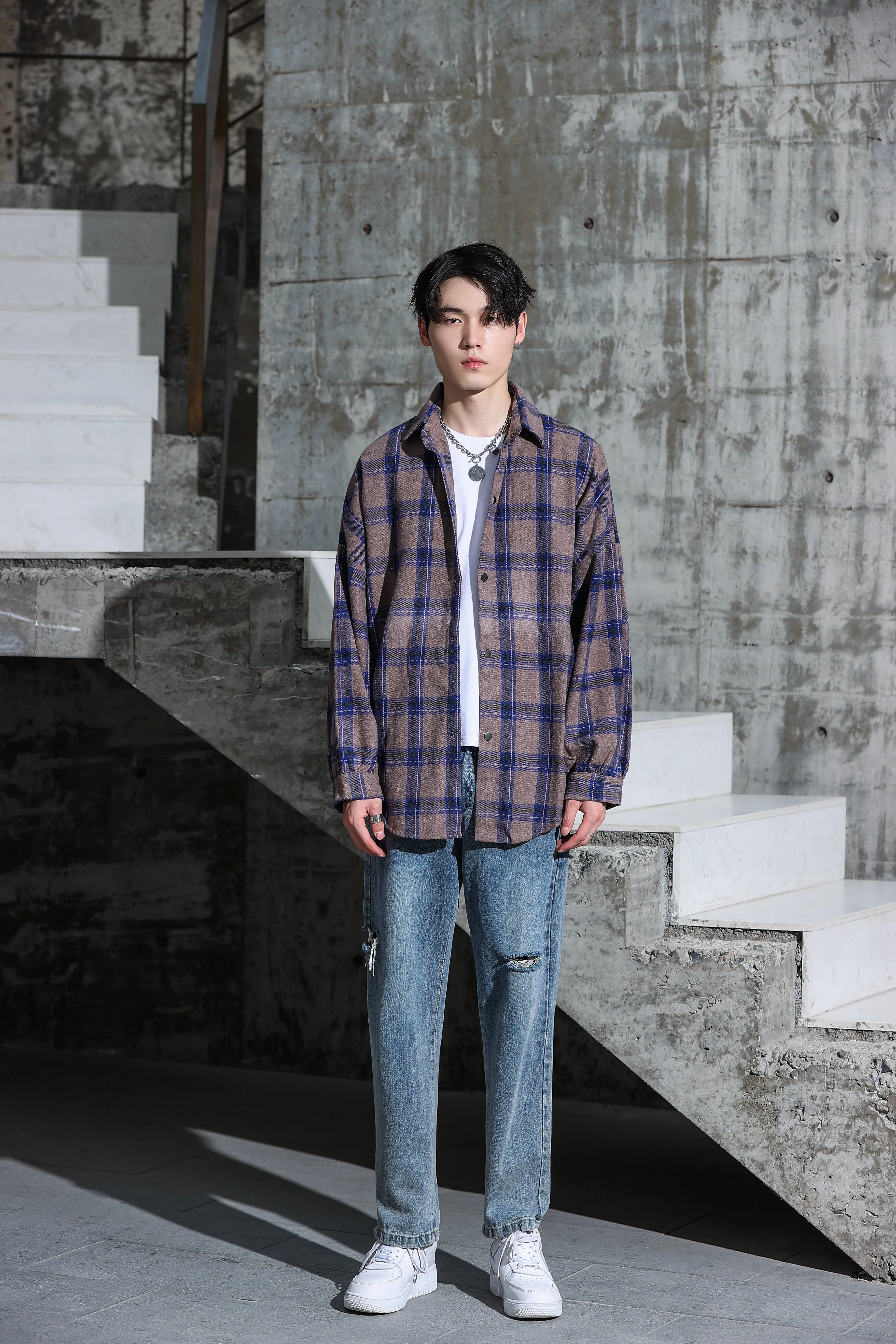 Checked Lightweight Flannel
