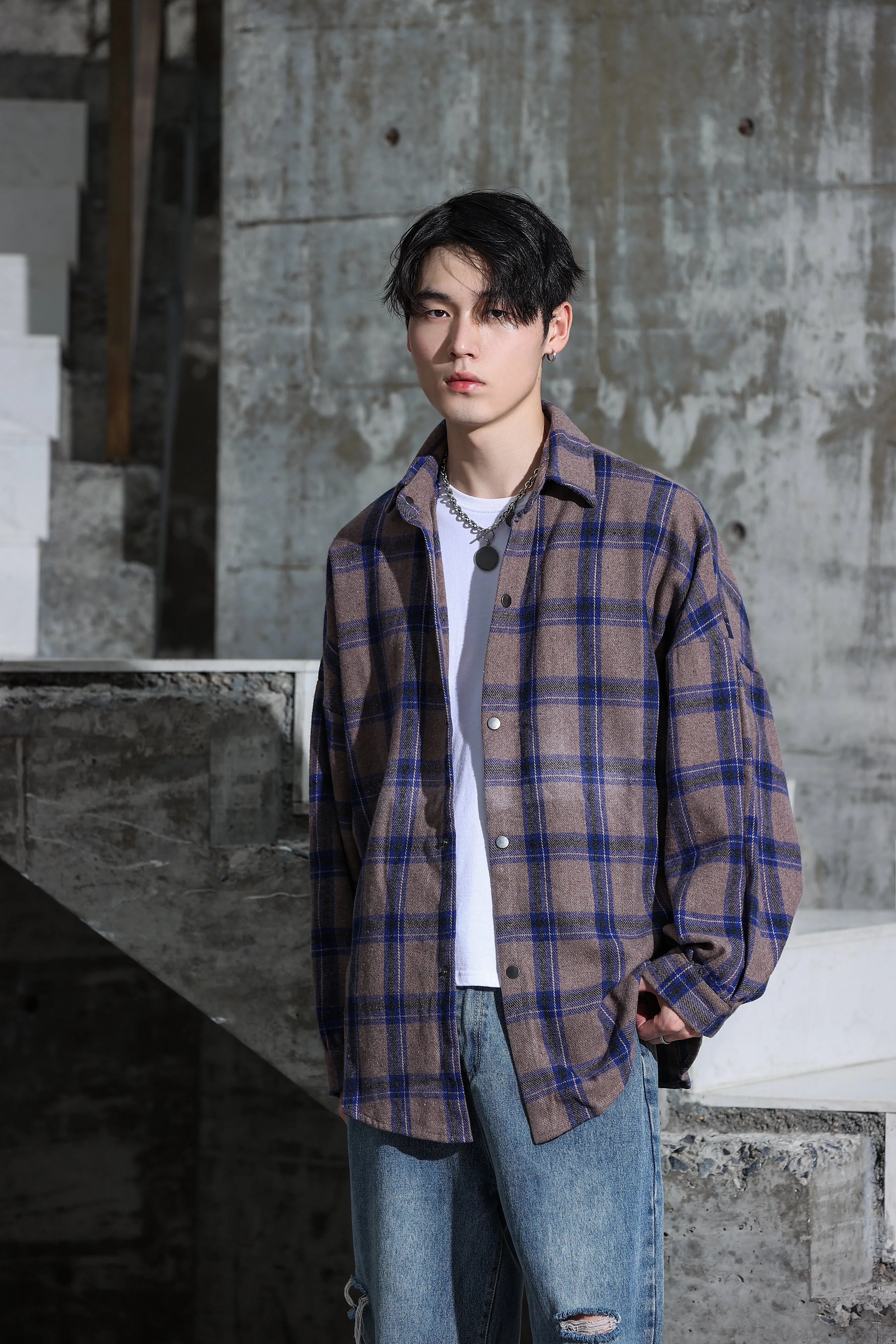 Checked Lightweight Flannel