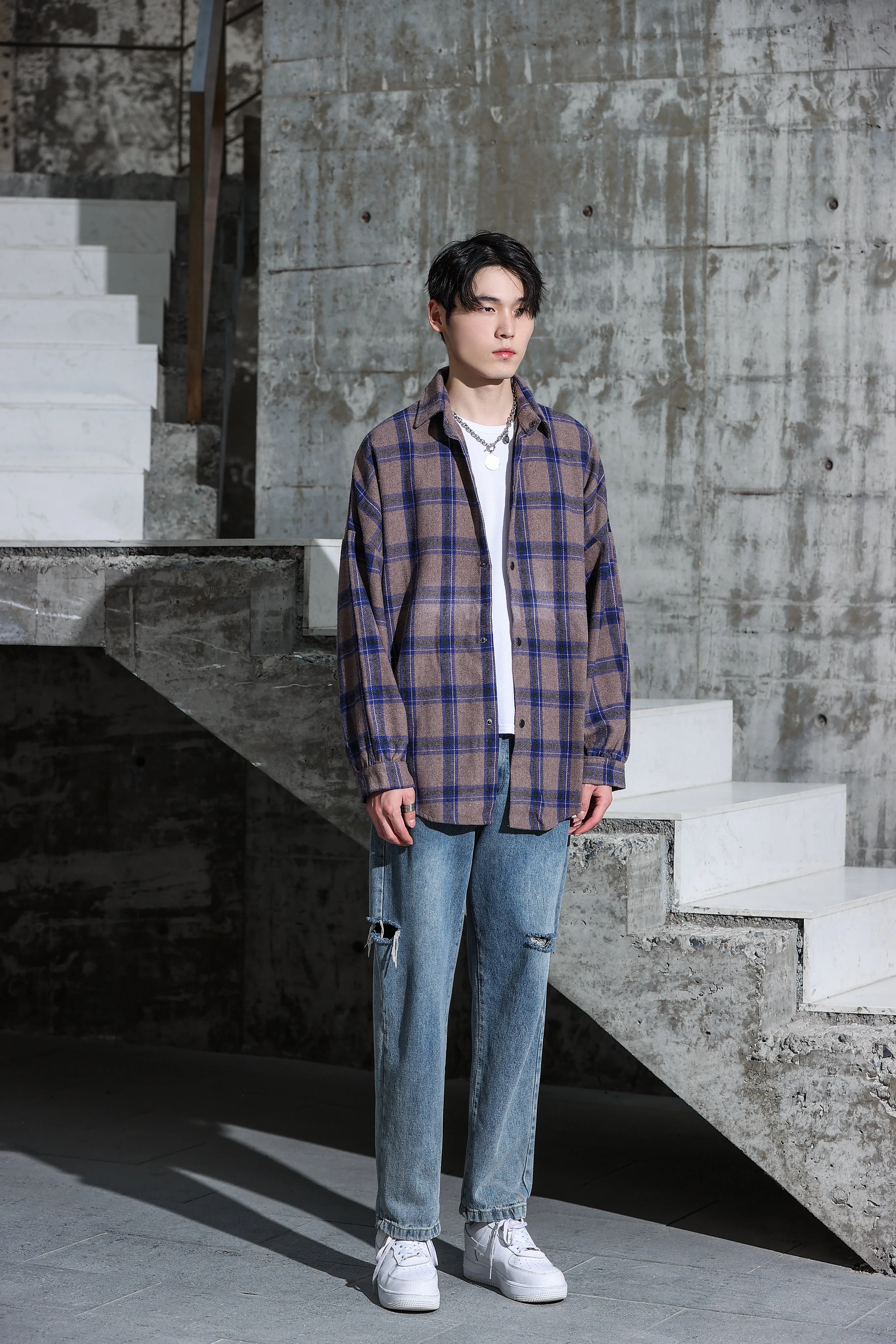Checked Lightweight Flannel