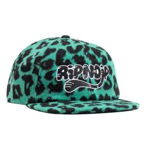 Cheetah 6 Panel Hat (Teal)