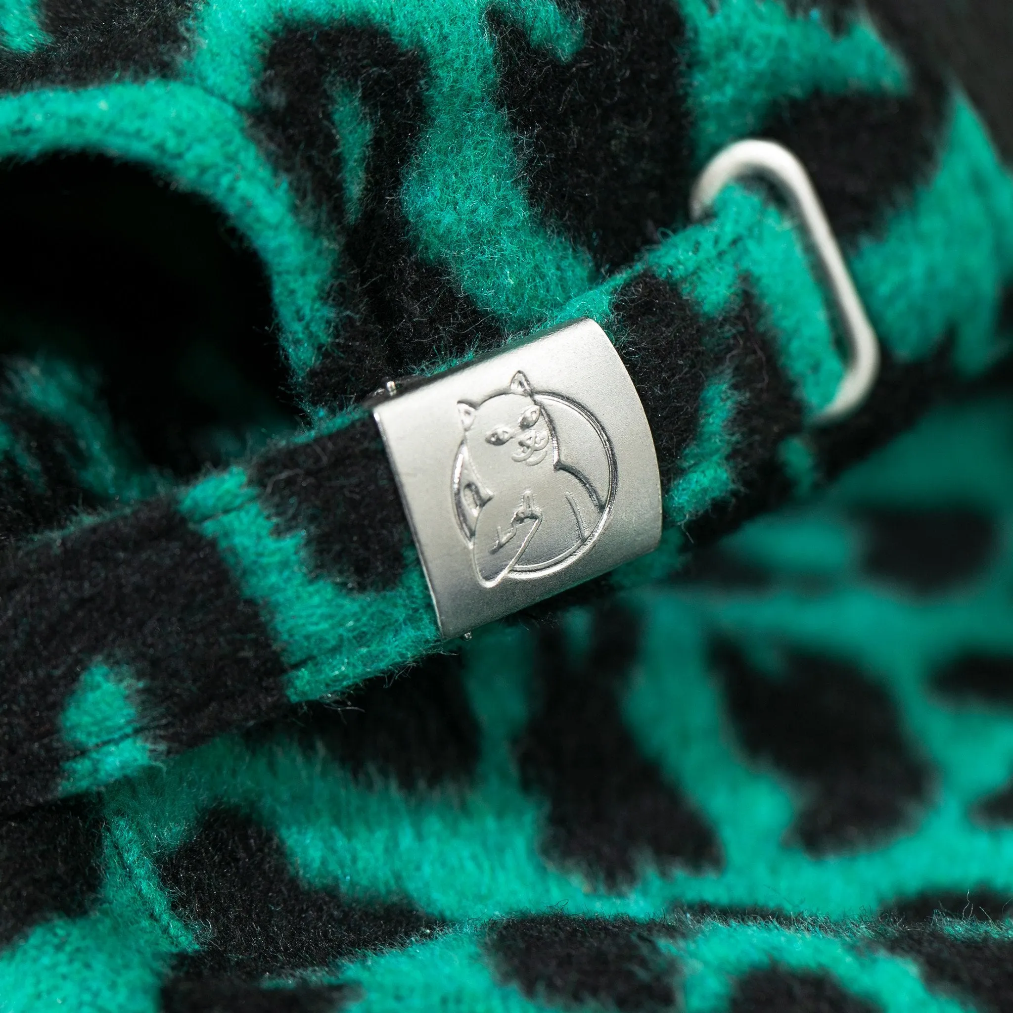 Cheetah 6 Panel Hat (Teal)