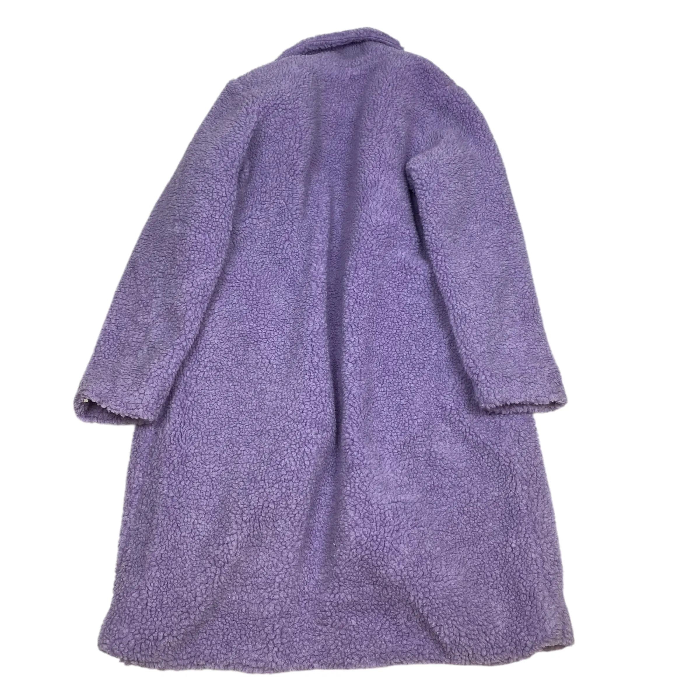 Coat Faux Fur & Sherpa By La Coalition In Purple, Size: L