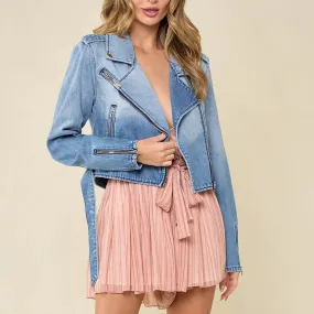 Denim Moto Jacket