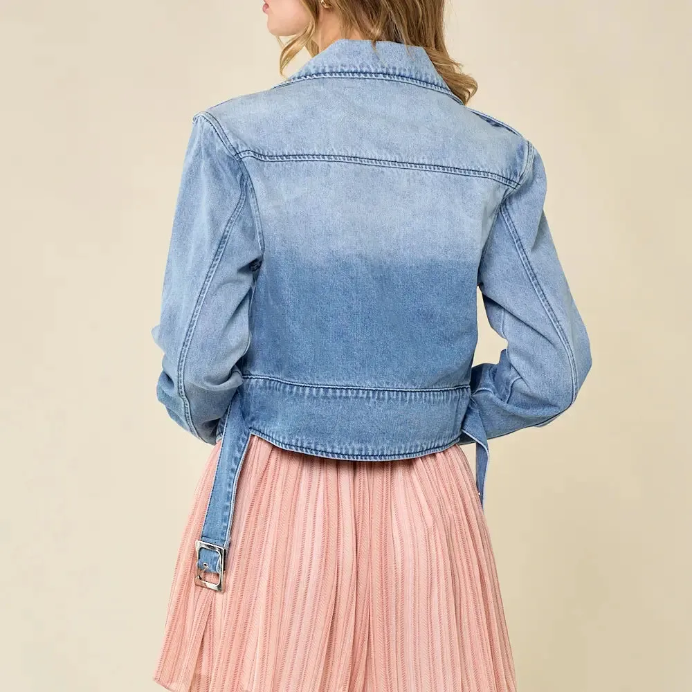 Denim Moto Jacket