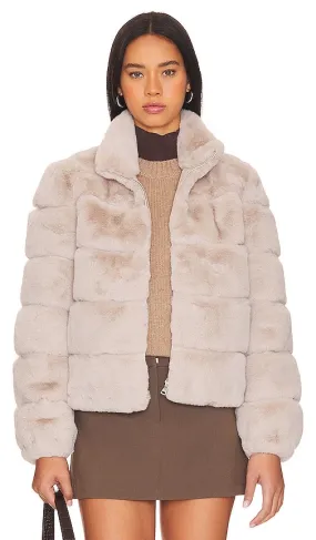 Generation Love Jodi Faux Fur Jacket in Neutral