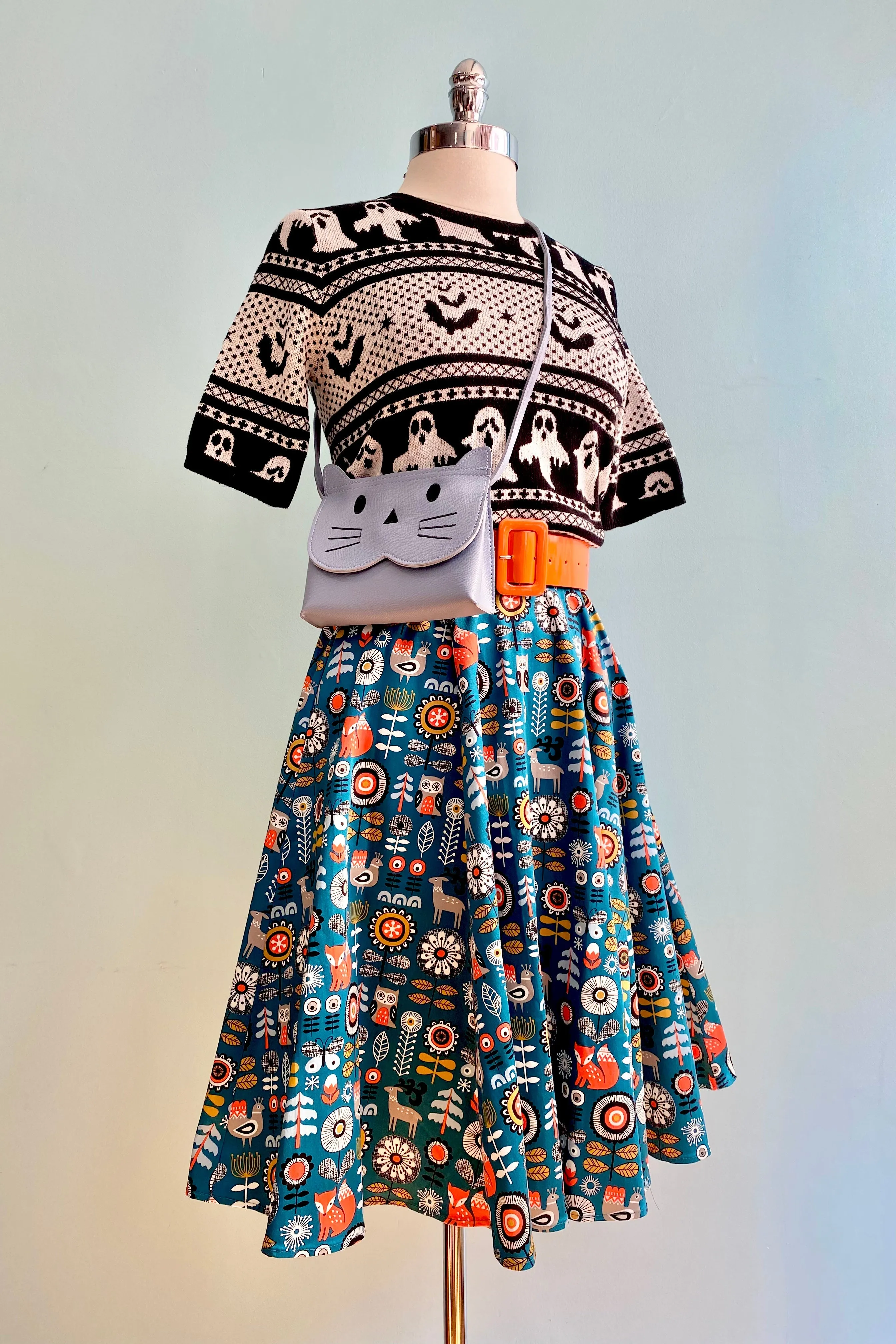 Ghost Delight Short Sleeve Sweater by Banned
