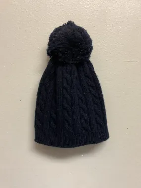 Il gufo Size 6M Navy Cableknit Wool Blend Infant Boys Hats