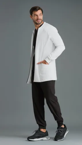 Kanaus® Mens Fit Coat in White | Stylish and Durable
