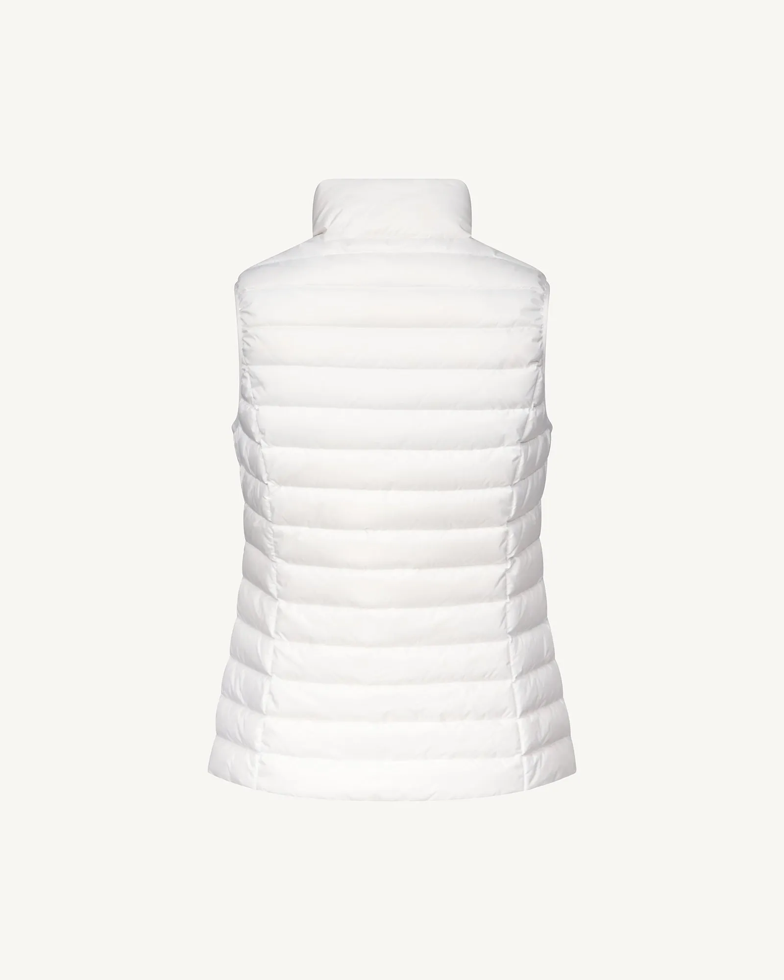 Light sleeveless down jacket White Seda