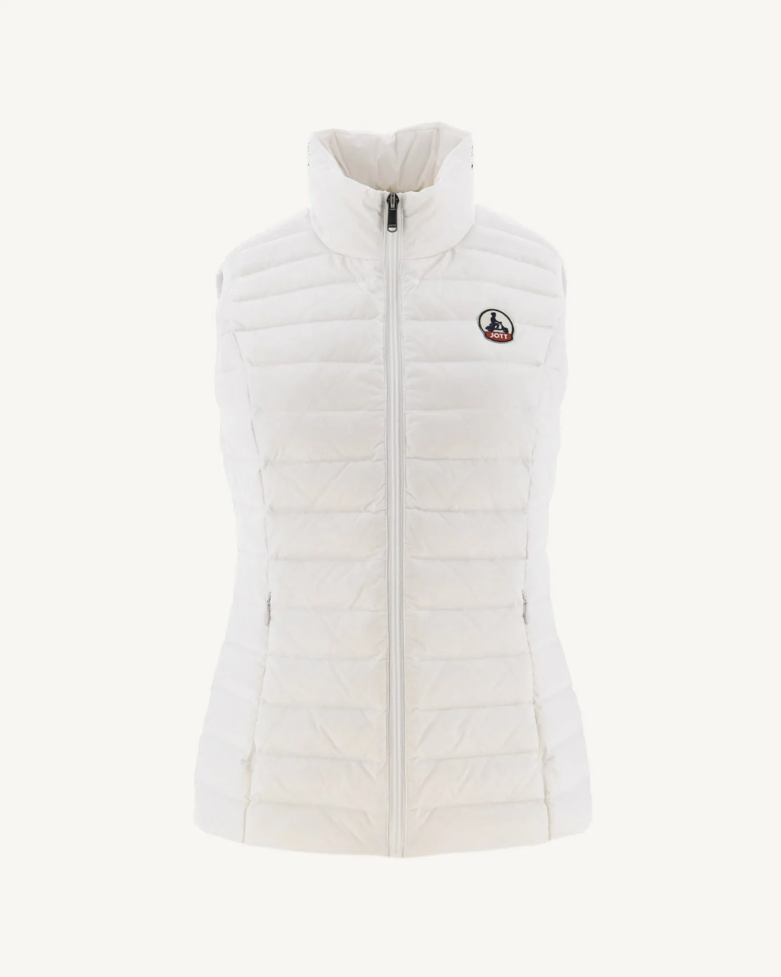Light sleeveless down jacket White Seda