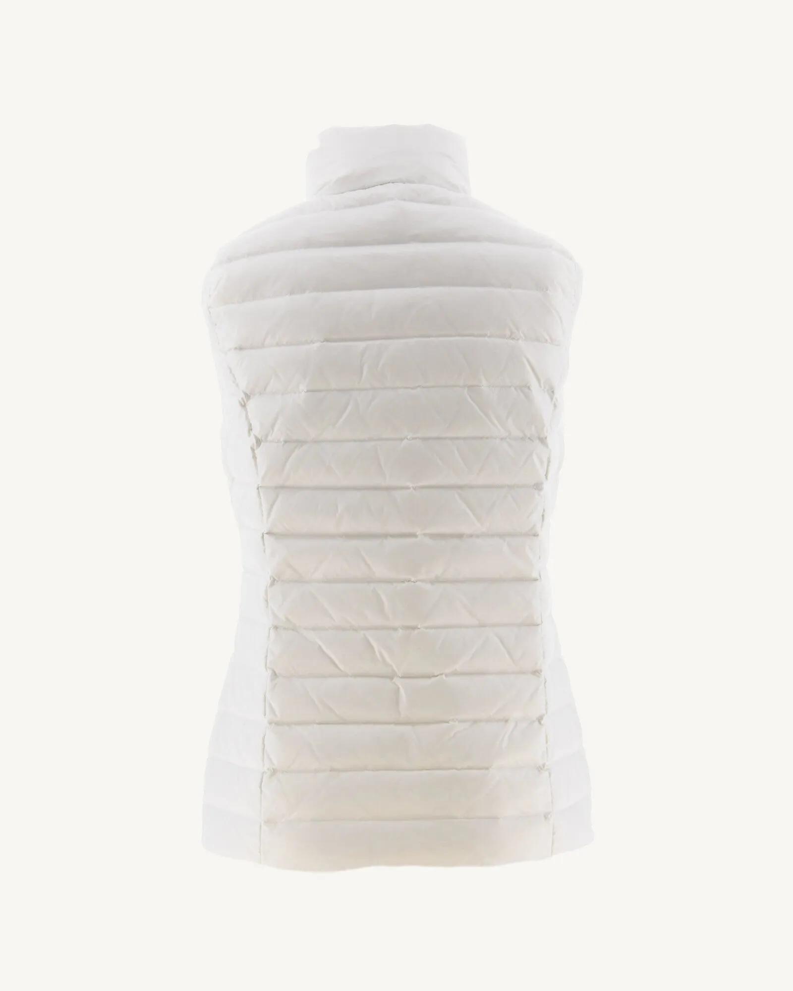 Light sleeveless down jacket White Seda