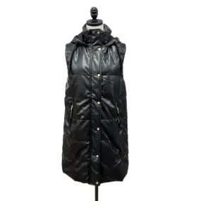 Love Token Puffer Vest - Black
