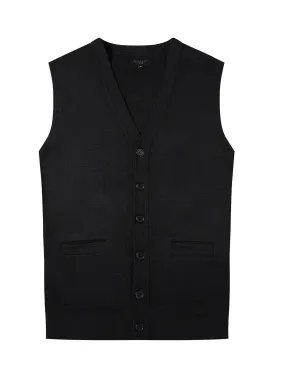 Men's V-Neck Cardigan Vest
