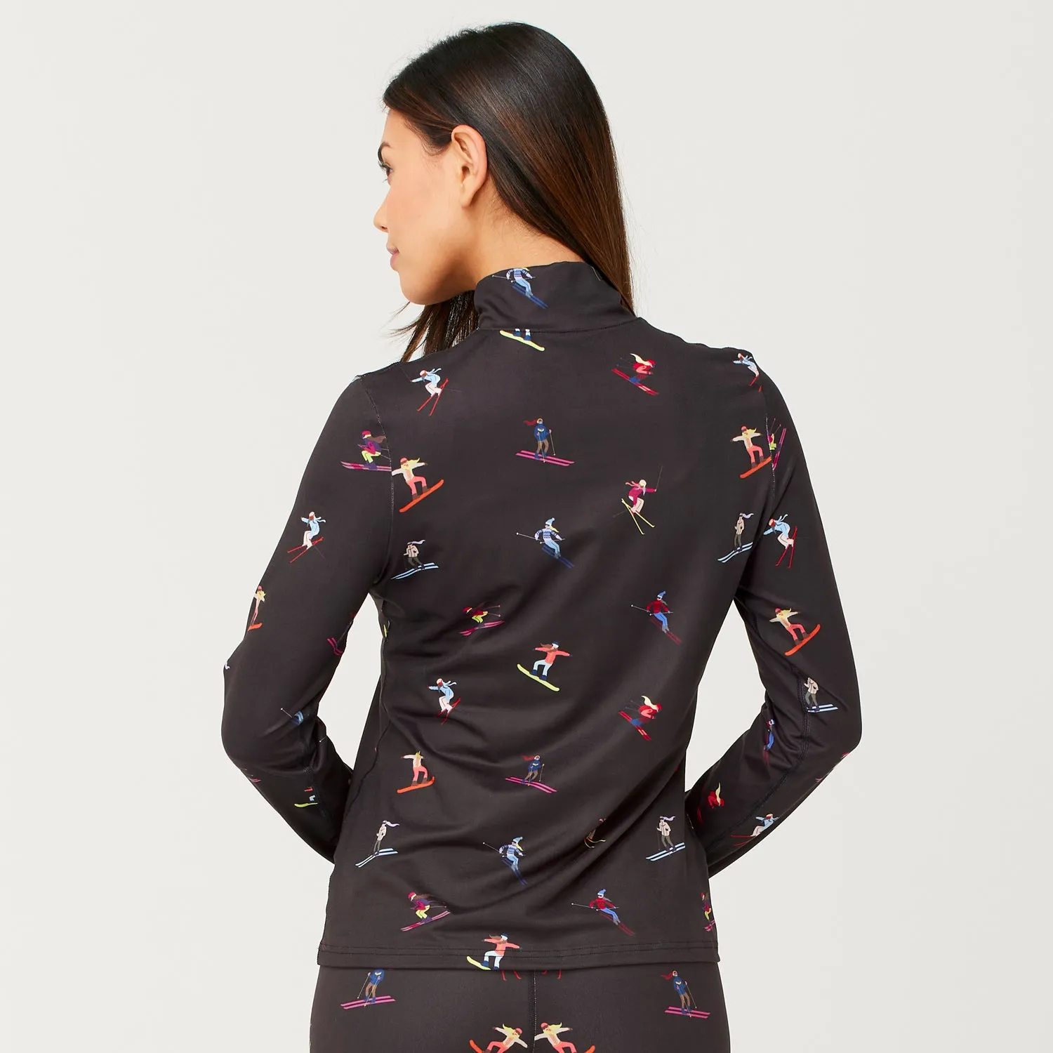 High-Performance Base Layer Top for Multiple Skiers