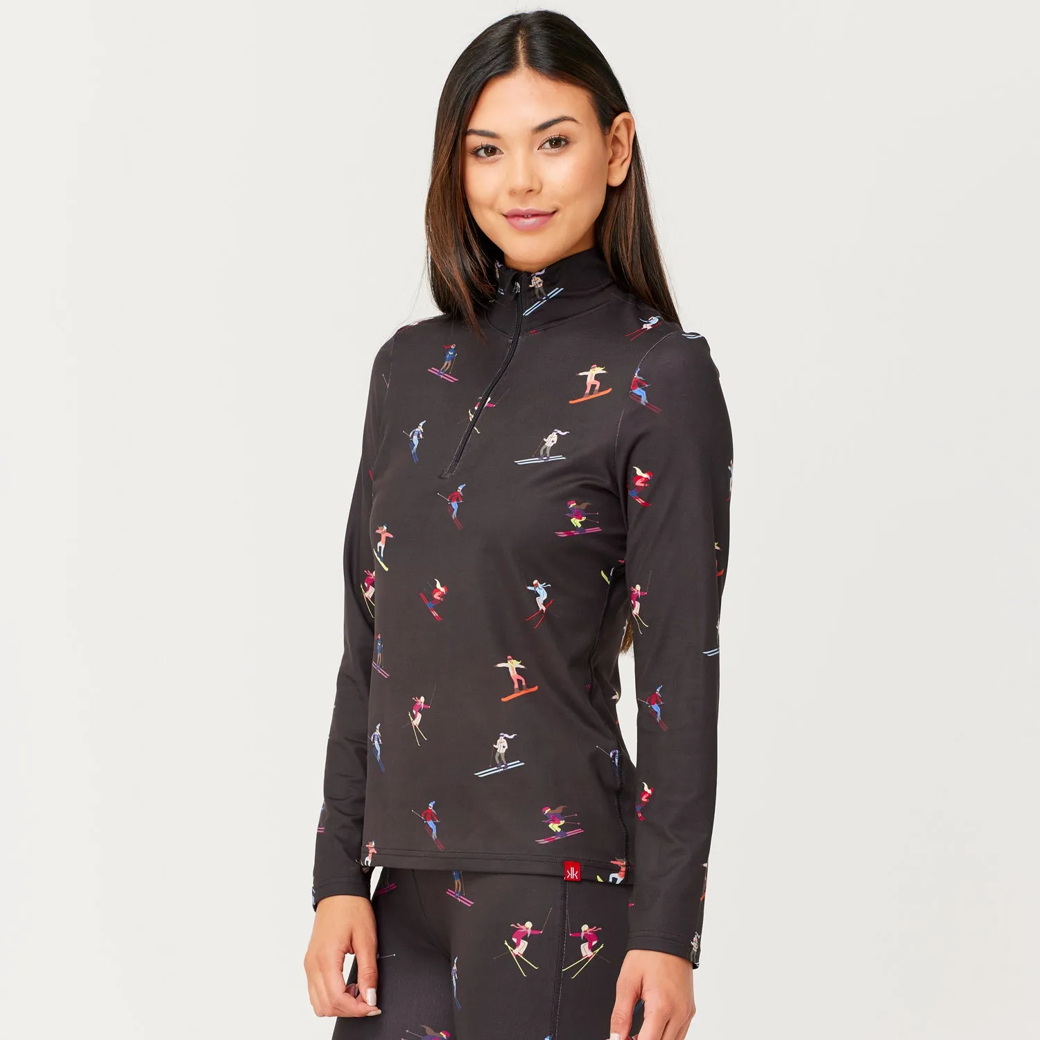 High-Performance Base Layer Top for Multiple Skiers