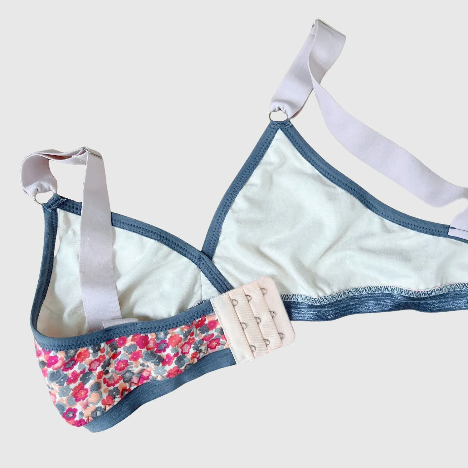 Organic cotton bra and bikini set  - custom made