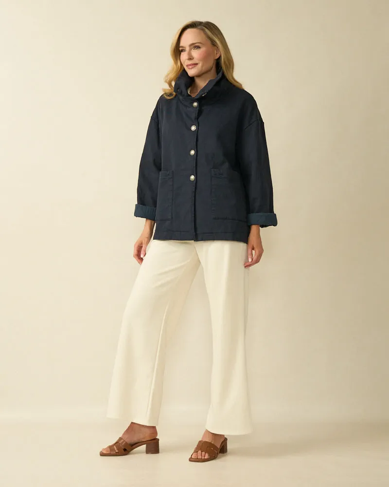Patch Pocket Jacket - Navy