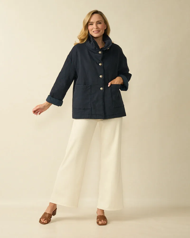 Patch Pocket Jacket - Navy