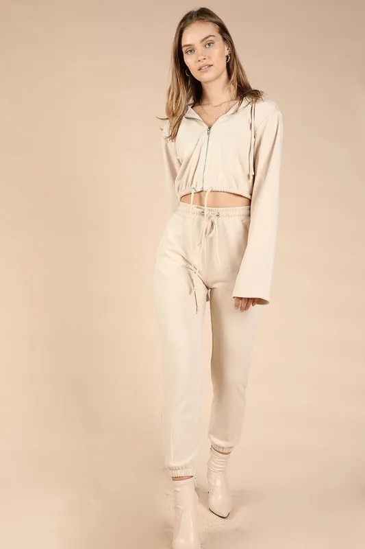 SAND CASUAL JOGGER SET