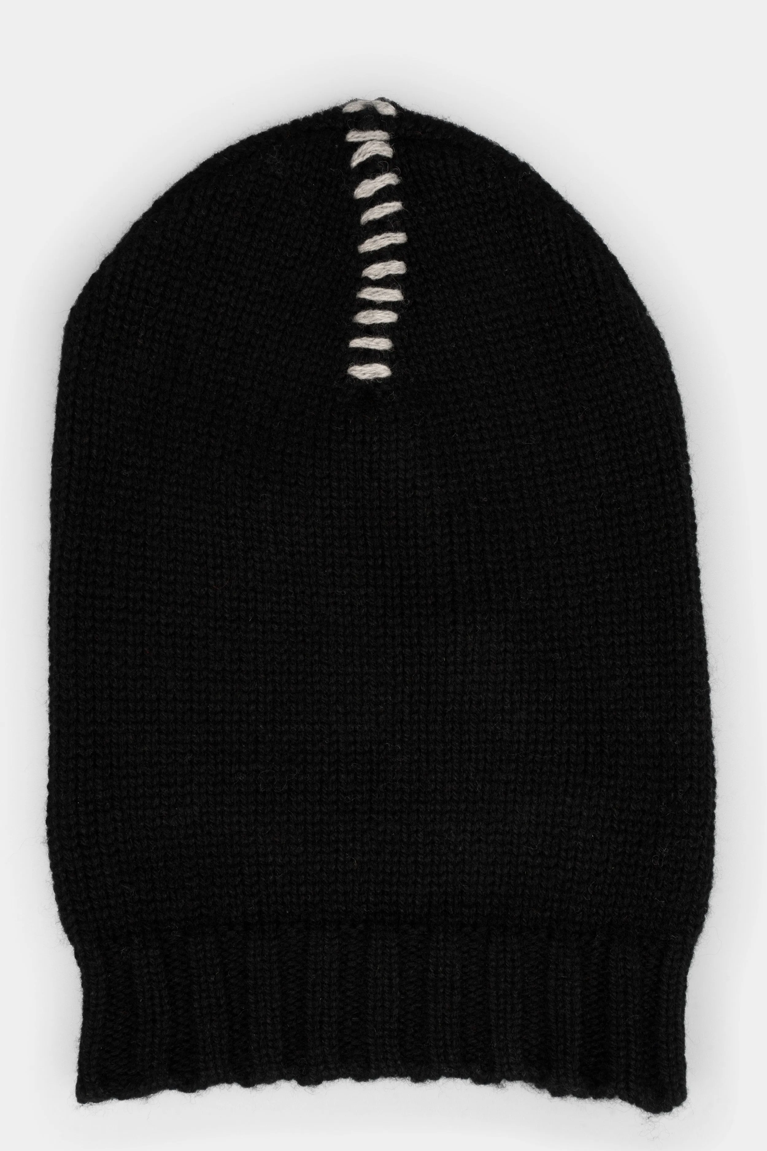 Detailed Scar-Stitch Knit Beanie