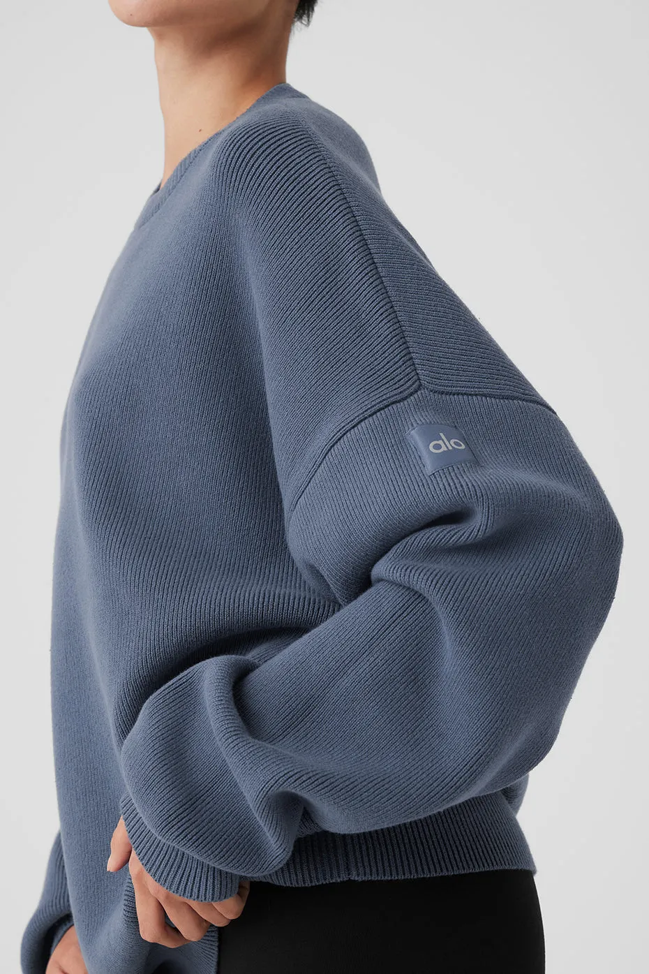Blue Scholar Crew Neck Sweater