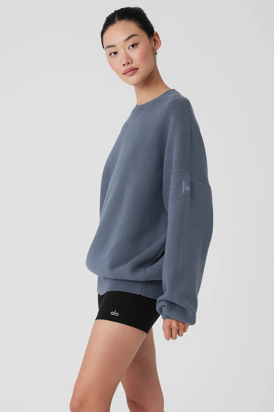 Blue Scholar Crew Neck Sweater