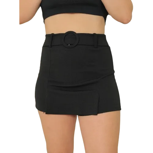 Shorts Saia Feminino Com Cinto - Anara