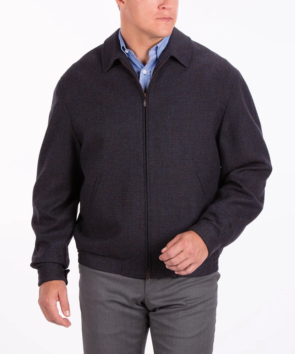 Signature Wool Blend Blouson Jacket