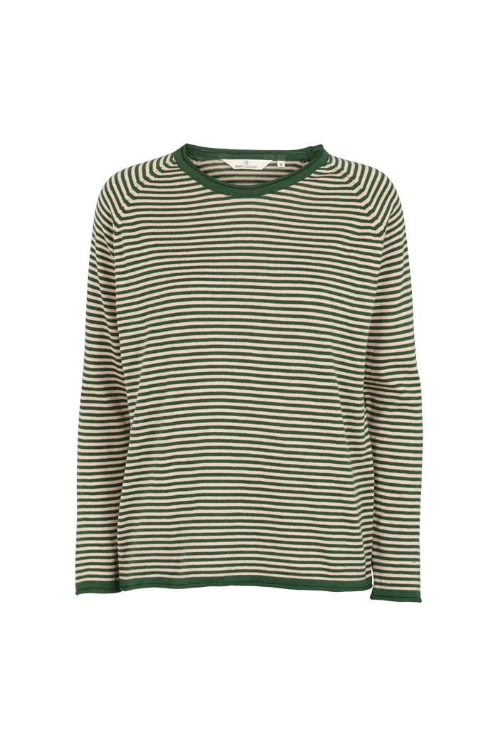 Soya Mini Stripe - Eden/Rugby Tan