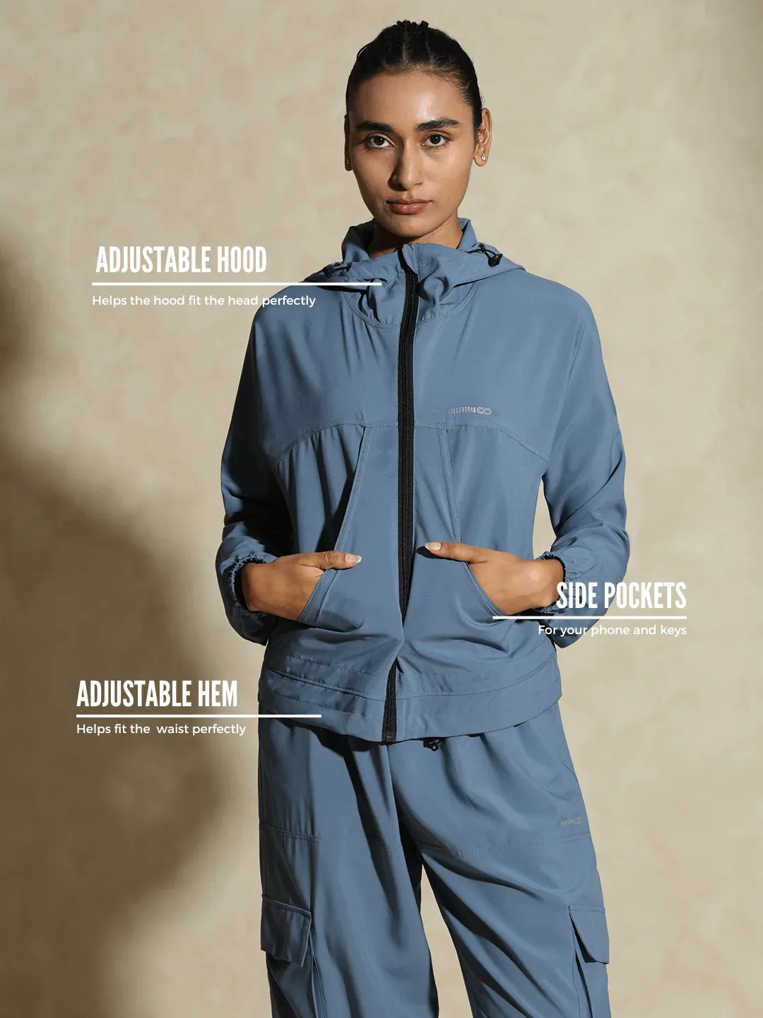 Utility Cargo Jacket Raw Steel