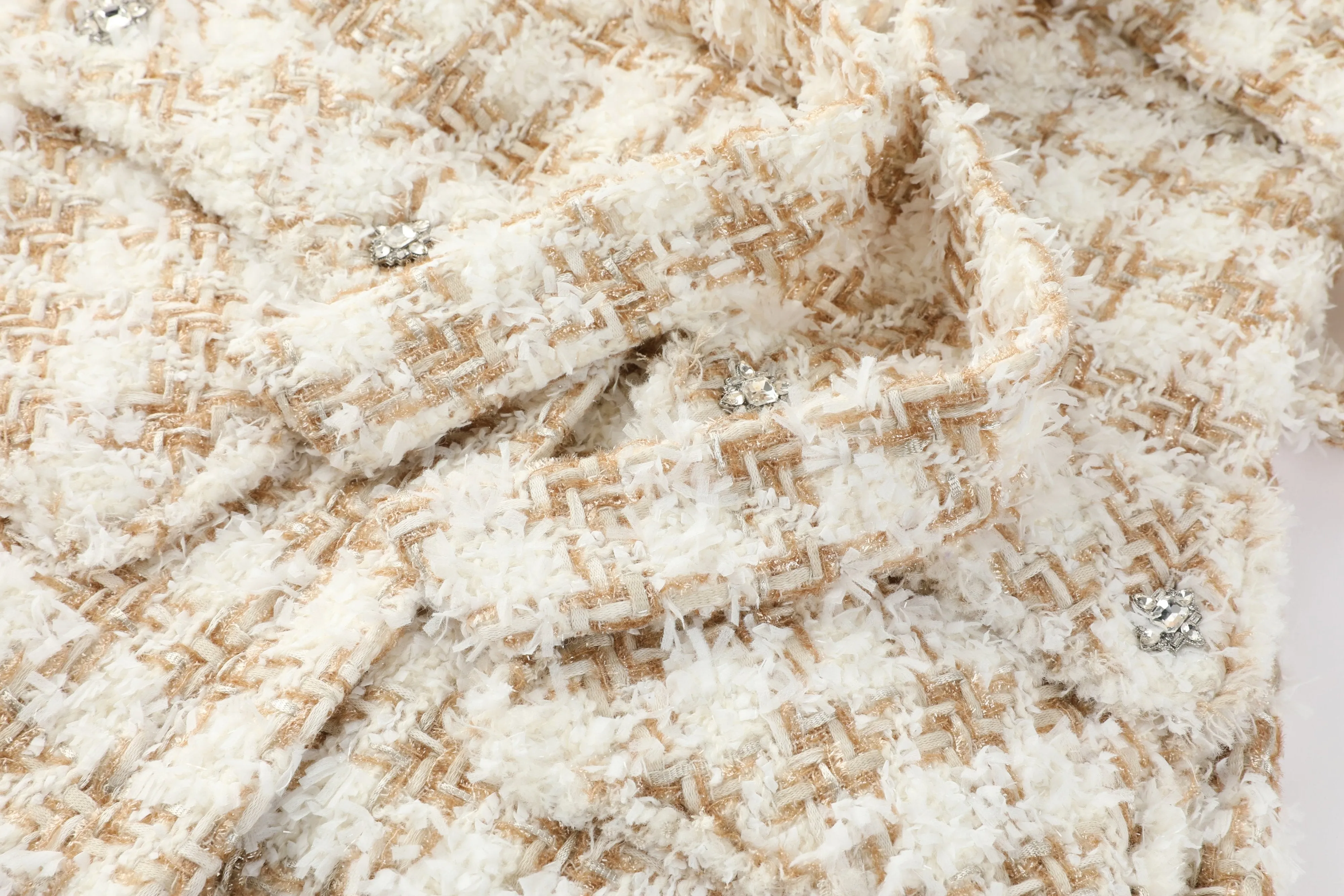 Vitorria Bouclé Belted Wool-Blend Jacket