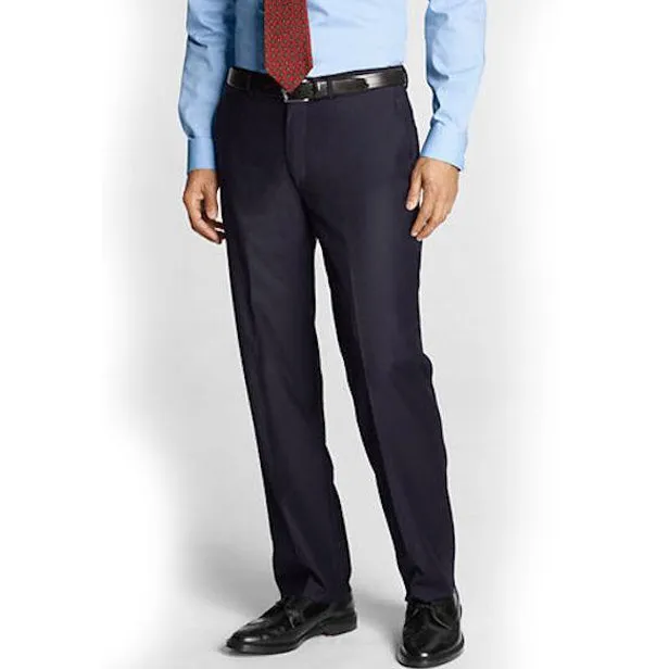 Wool Hart Schaffner Marx Plain Front Pants